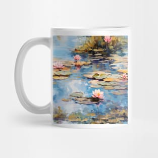 Monet Style Water Lilies 20 Mug